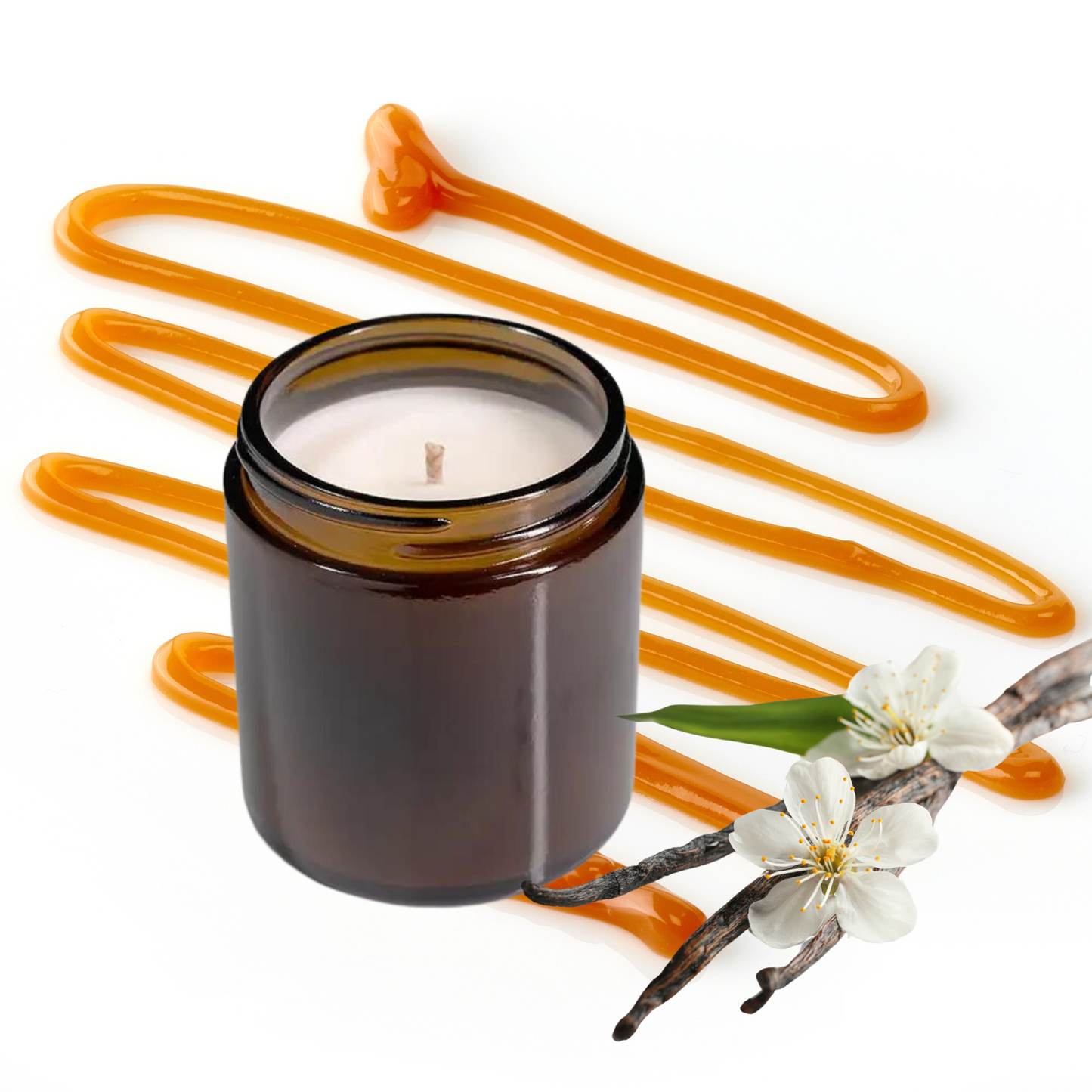 Caramel Vanilla scented candle