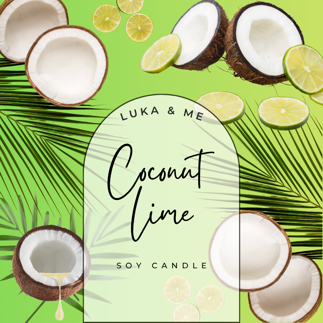 Coconut Lime scented candle
